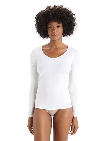 Snow Women's Icebreaker Merino Siren Long Sleeve Sweetheart Top Underwear | USA 1689JPQJ